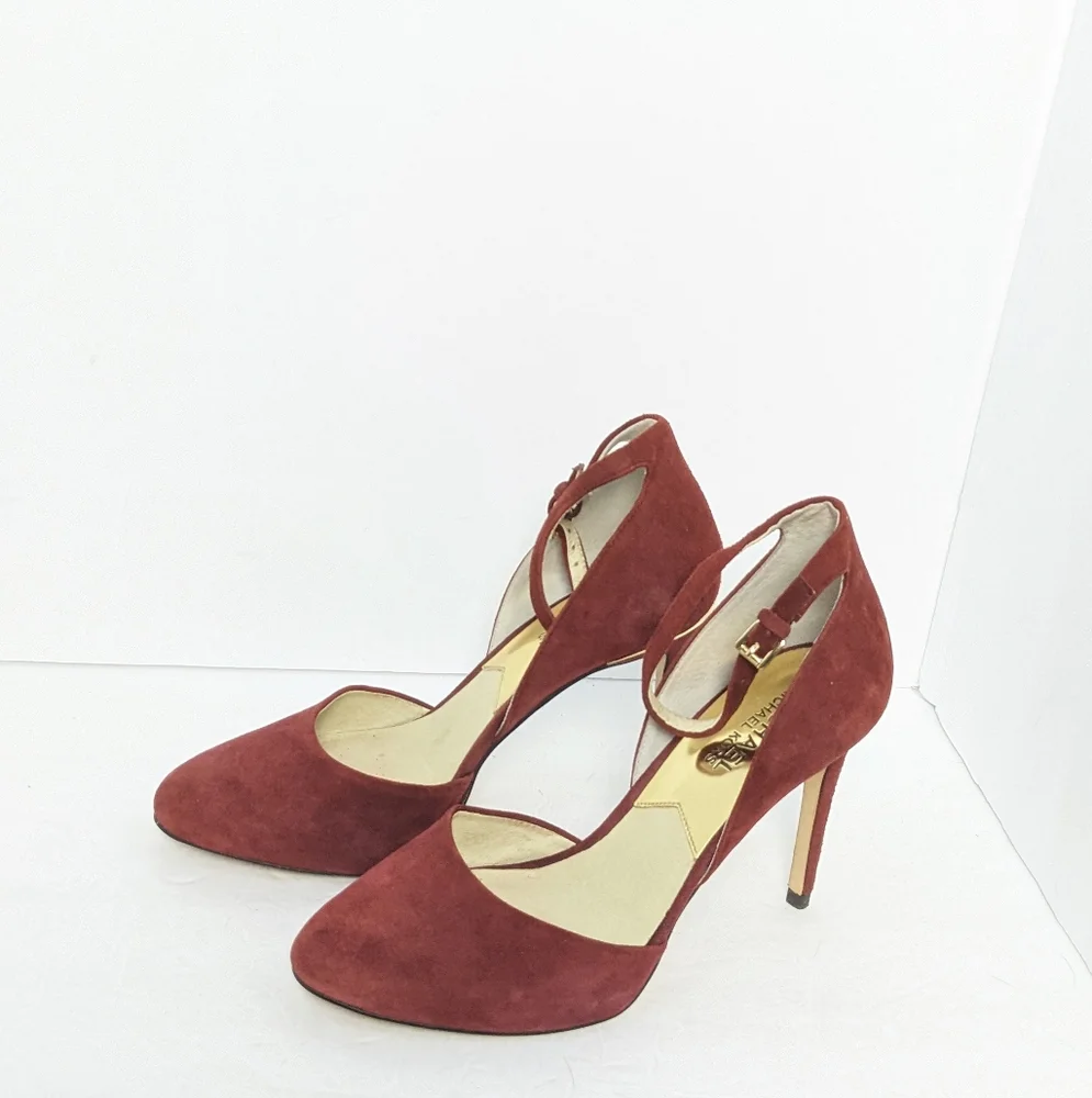 Michael kors suede heels
